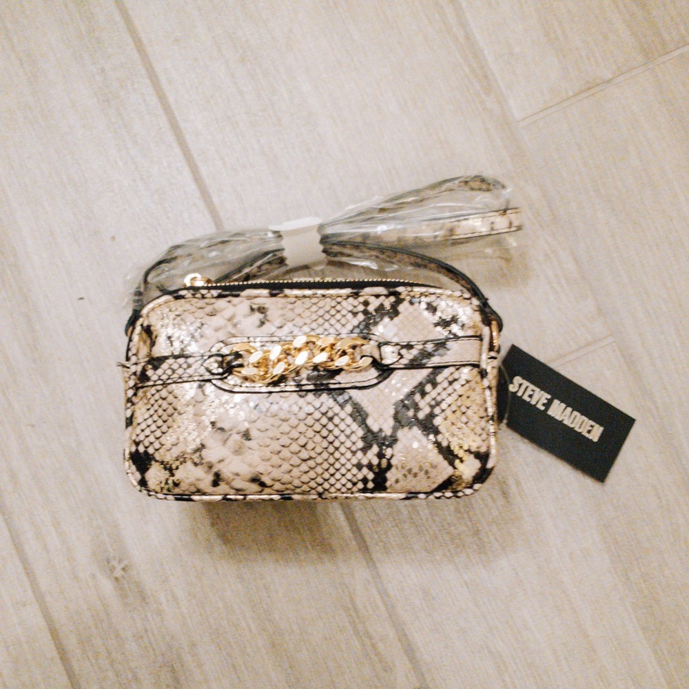 Steve Madden BMaven Gold Snake Skin